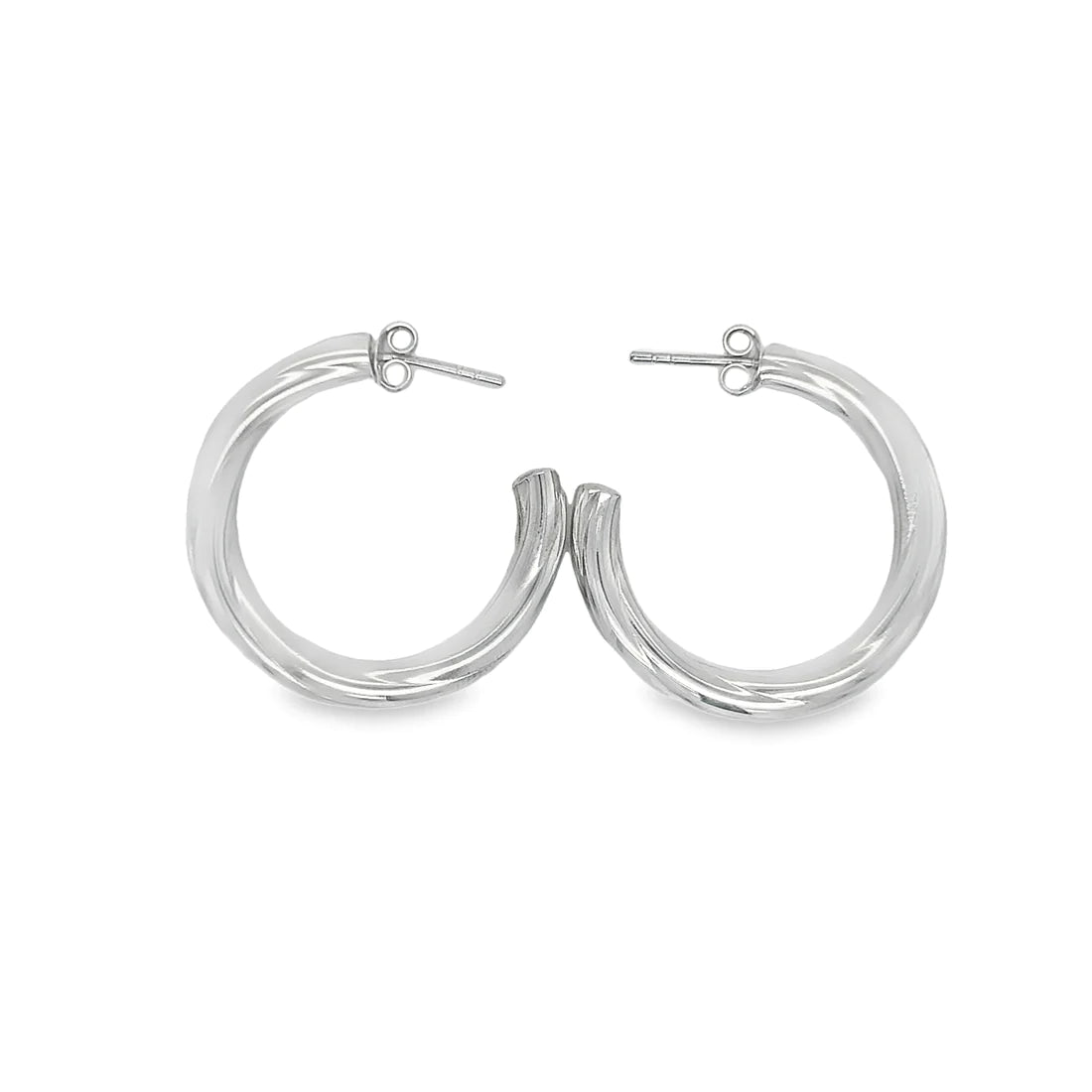 Round Hoop Earrings