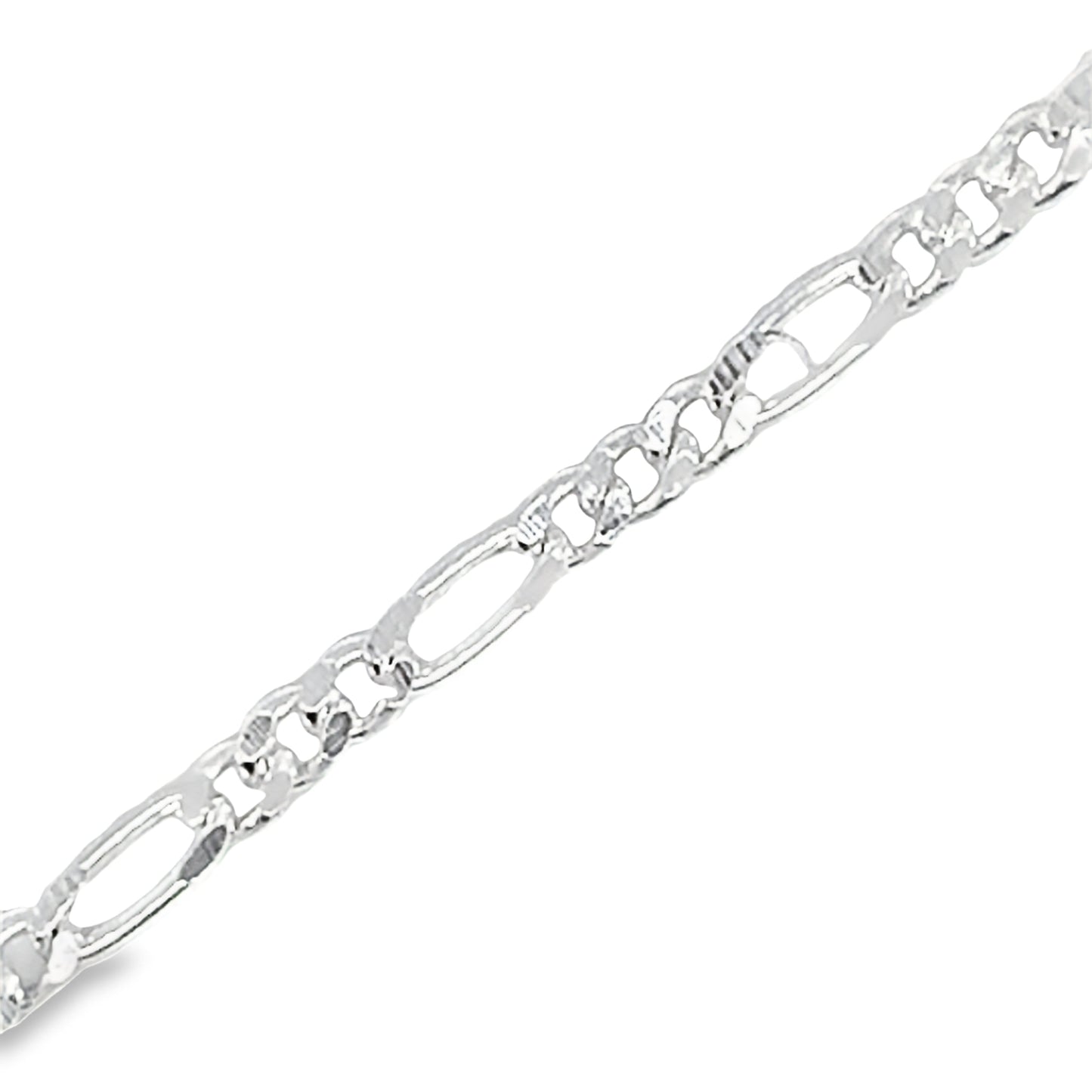 CA274 Figaro Chain Necklace-3mm