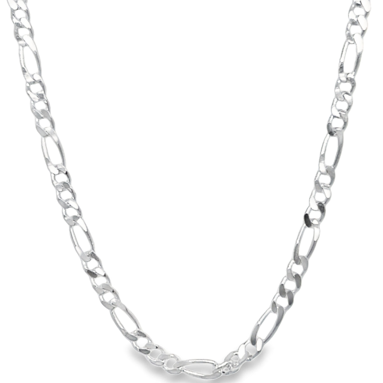 CA274 Figaro Chain Necklace-3mm