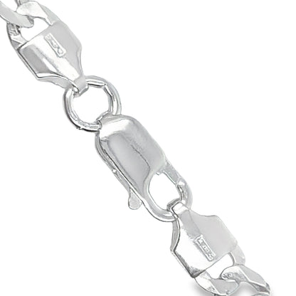 CA251 Figaro Fl Chain Necklace 6mm