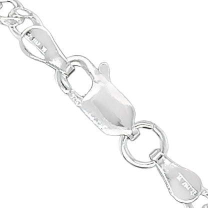 CA242 Cuban Curb Chain Necklace-3mm L080