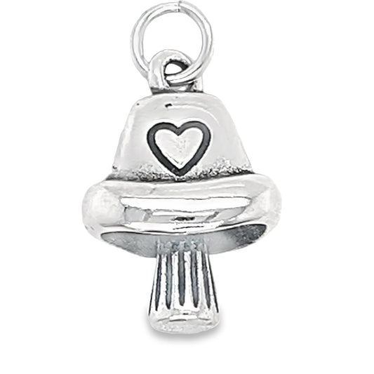 Mushroom Heart Pendant