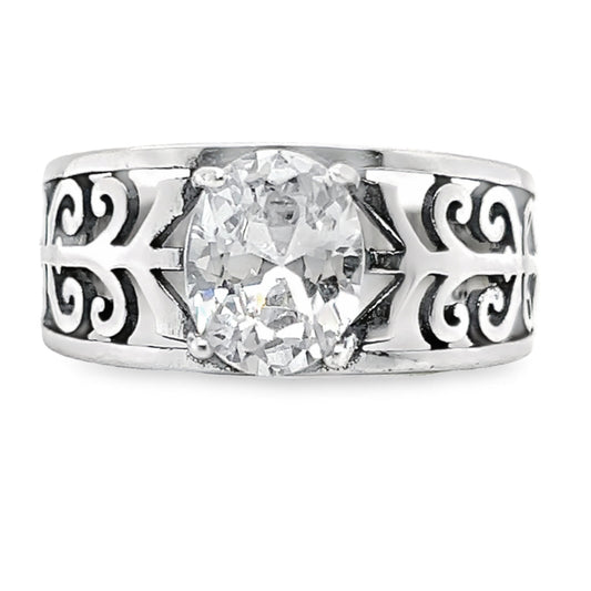 R859 Elegant Design Lab Made Diamond Ring