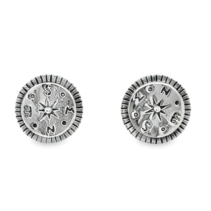 A322 Compass Post Earrings