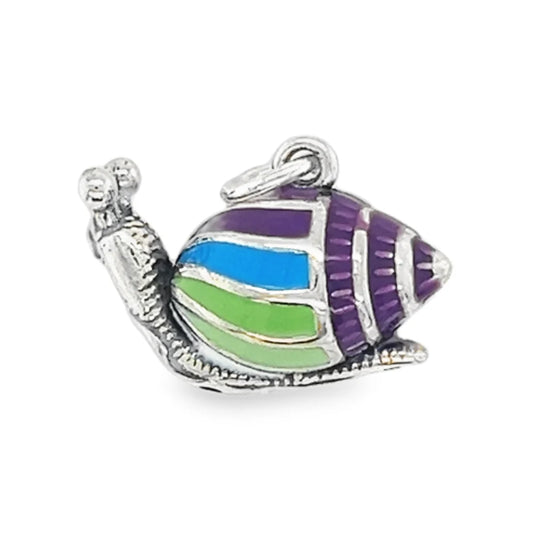 Colorful Snail Pendant