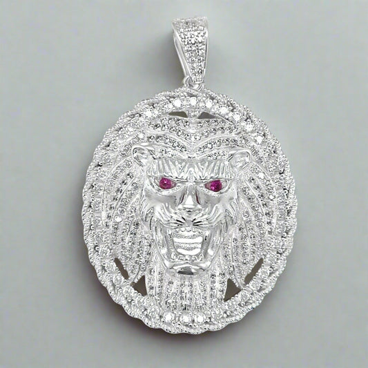 D1372 Lion CZ Pendant