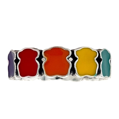 R917 Multicolor Bear Ring