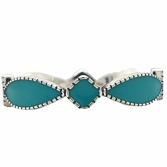 R919 Turquoise Elegant Design Ring