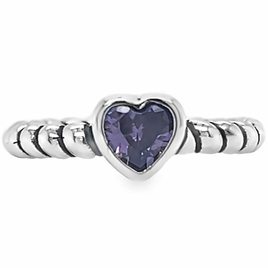 R946 Purple Heart Ring