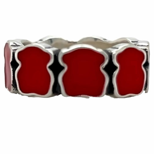 R915 Red Bear Ring