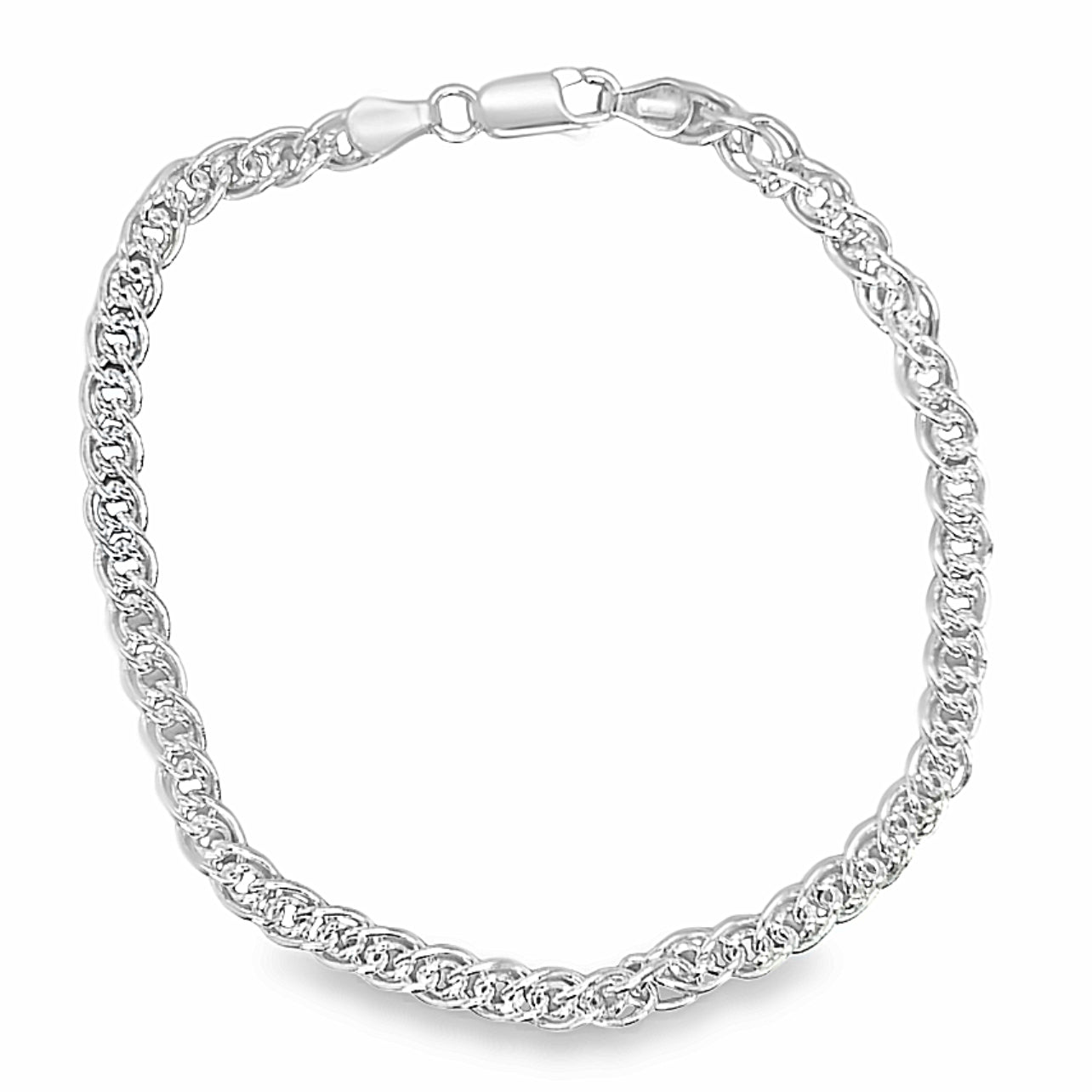 M446 Double Link Cuban Chain Bracelet 4.5mm