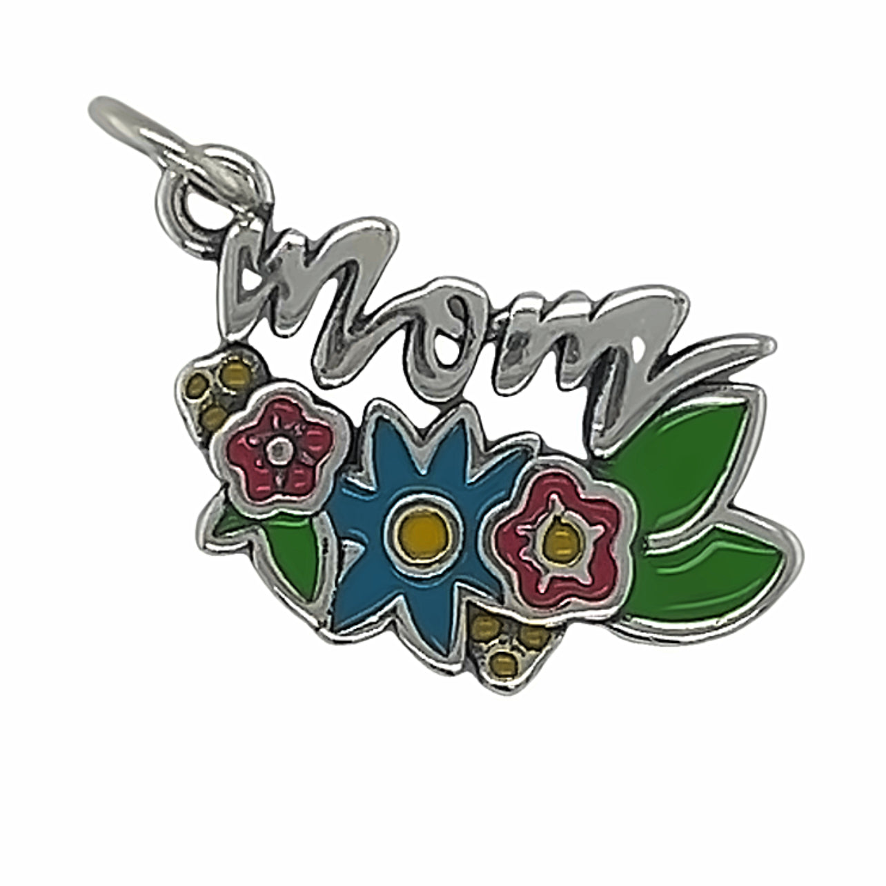 Mom Flower Color Pendant