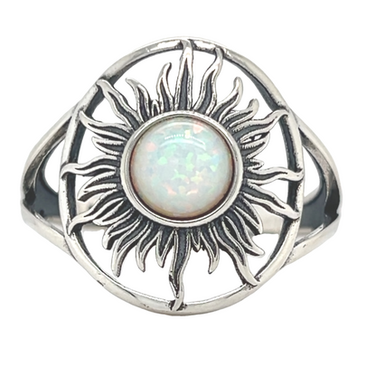 R1007 Sun Opal Ring