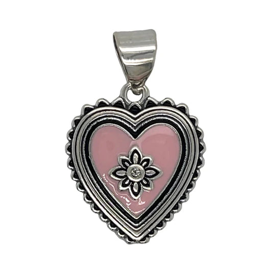 Pink Heart Pendant