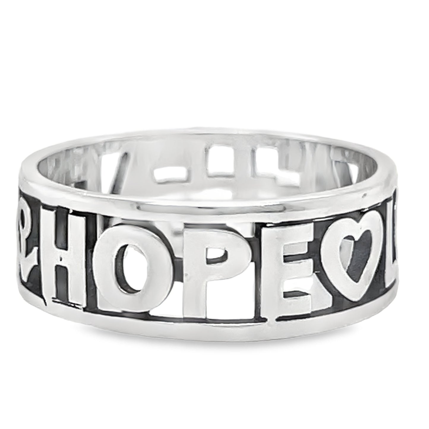 R507 Faith Hope Love Ring