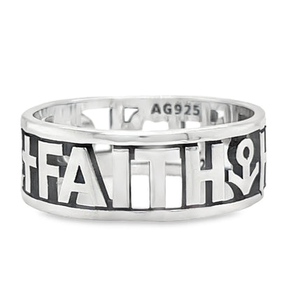 R507 Faith Hope Love Ring