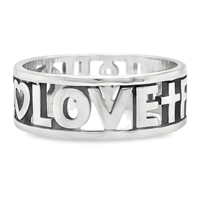 R507 Faith Hope Love Ring