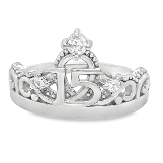 R516 Quinceanera Crown Ring