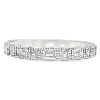 R399 Small CZ Pave Band