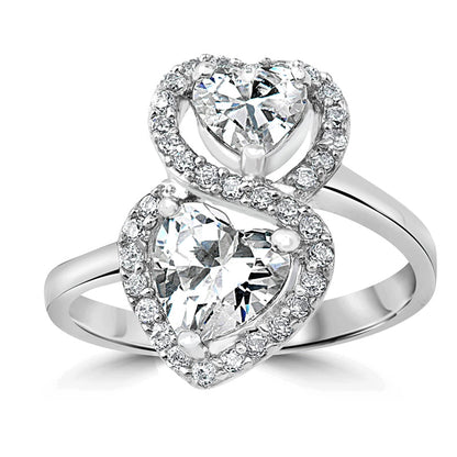 R806 Heart CZ Ring