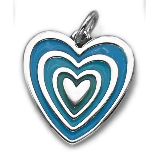 Blue Heart Pendant