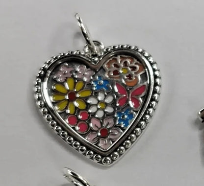 Flower Heart Pendant