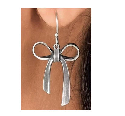 Big Bow Dangle Earrings