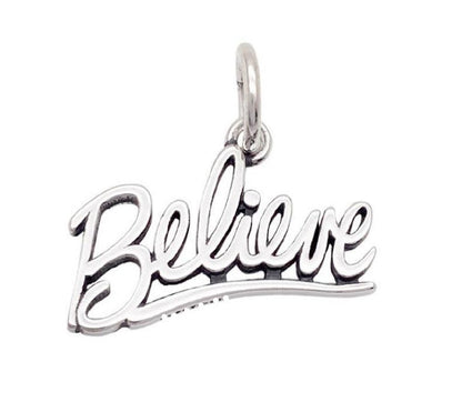 Believe Charm Pendant