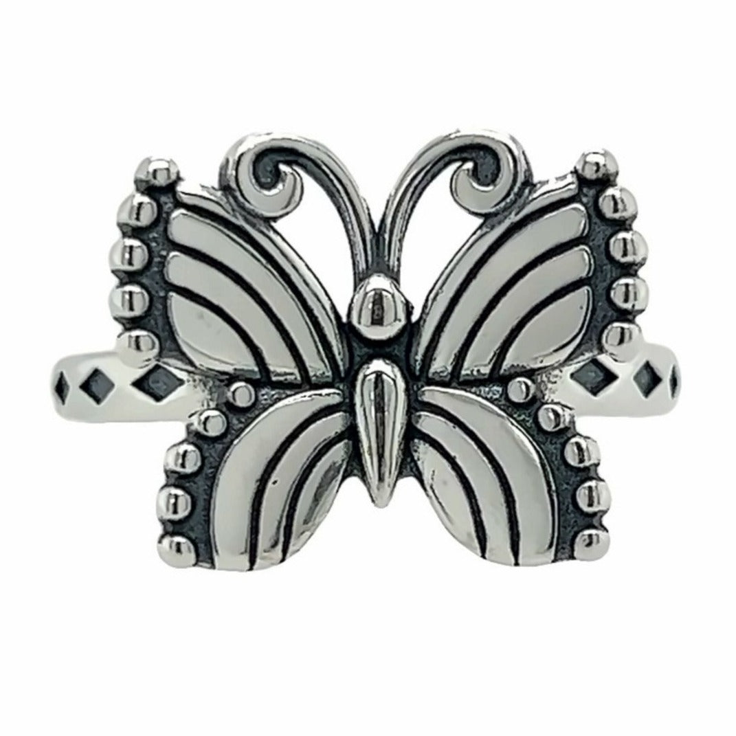 R330 Vintage Butterfly Ring