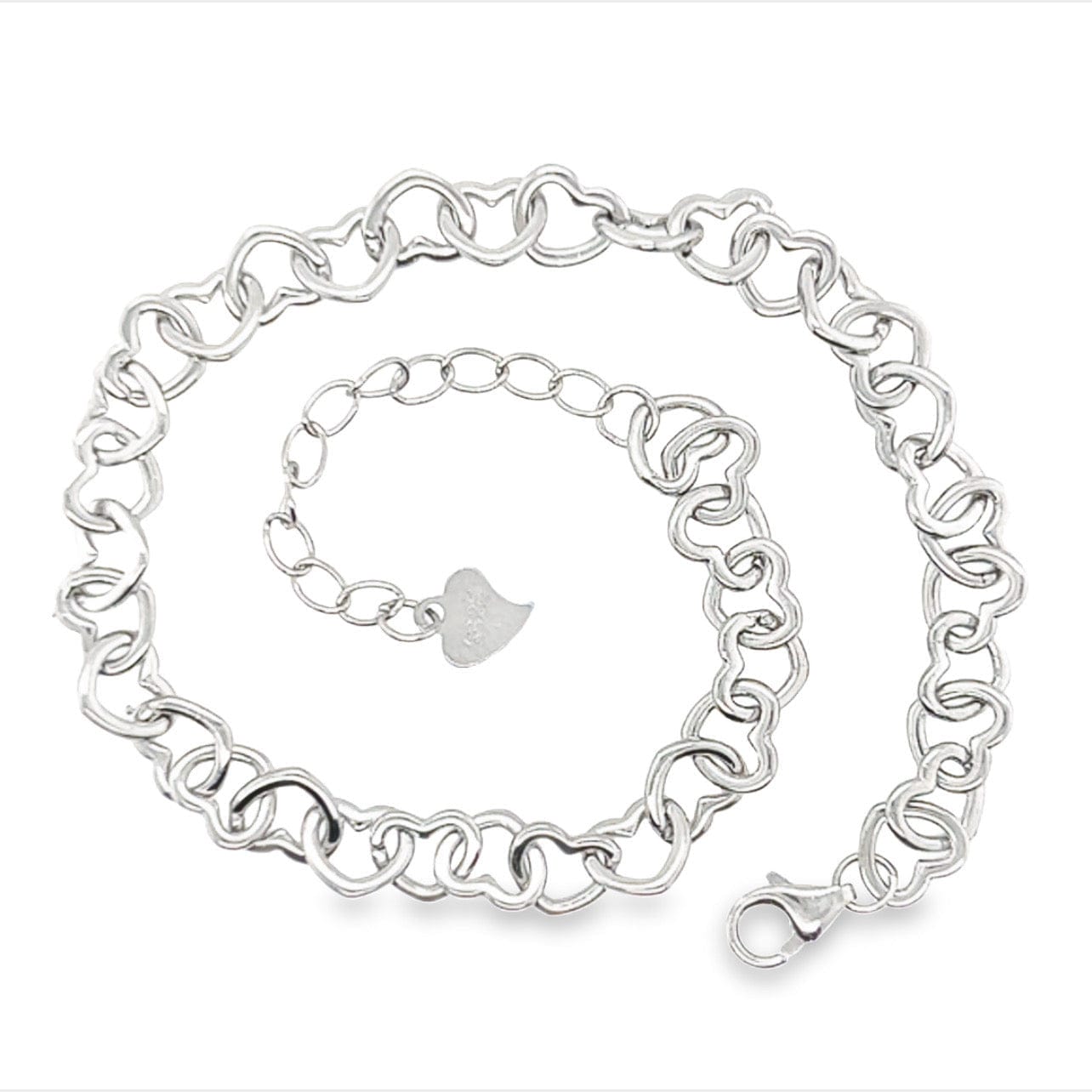 Heart Linked Bracelet