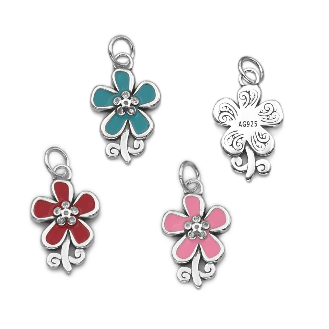 Color Flower Pendant