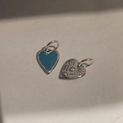 Blue Heart Pendant Mini