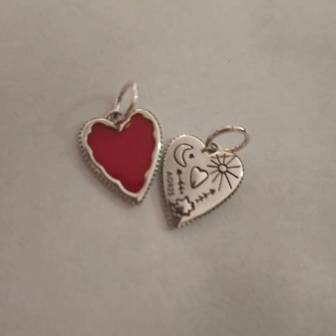 Red Heart Charm Medium