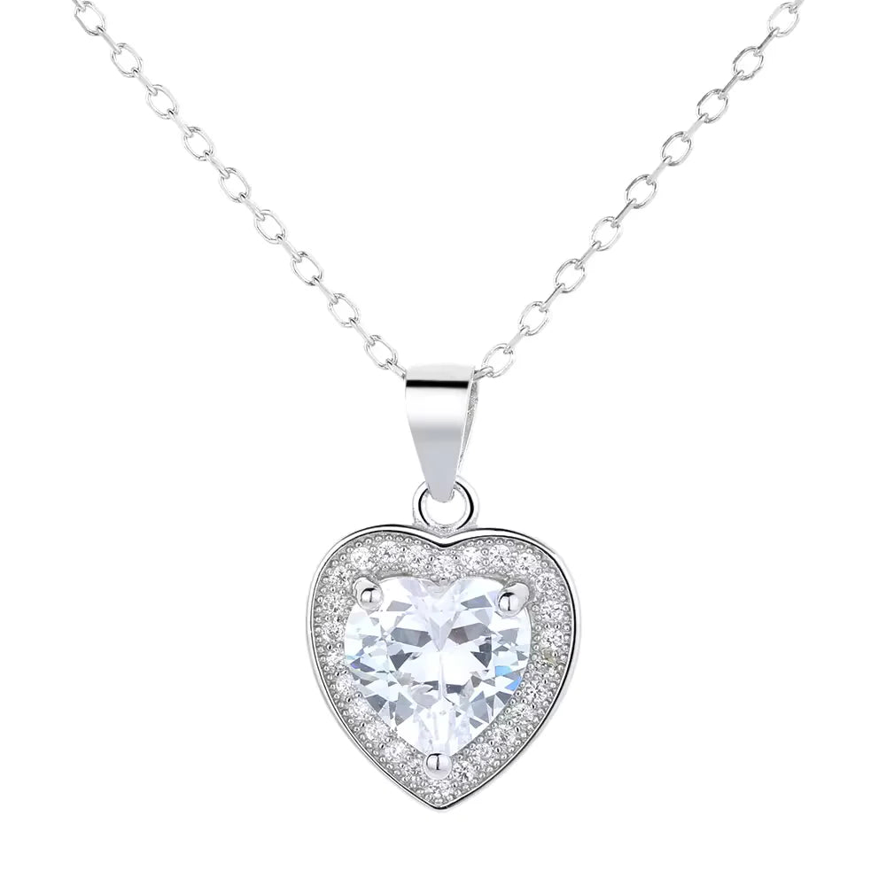 Heart CZ Pendant