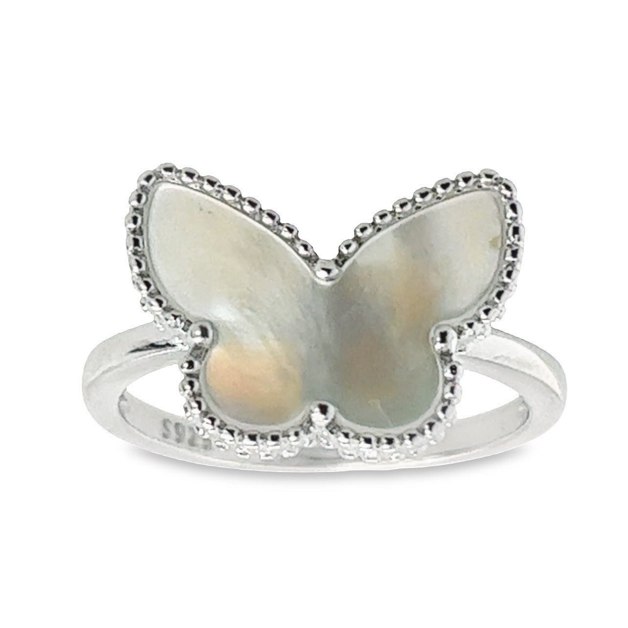 R9050 Pearl Butterfly  Ring