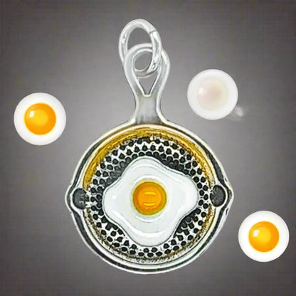 Fried Egg Pendant