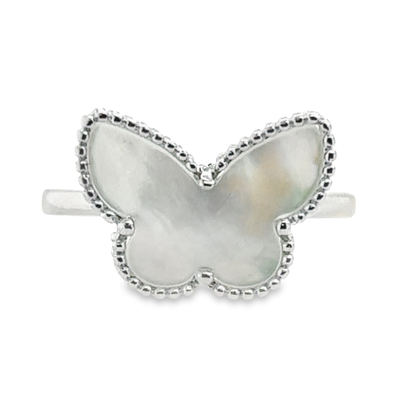 R9050 Pearl Butterfly  Ring