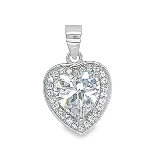 Heart CZ Pendant