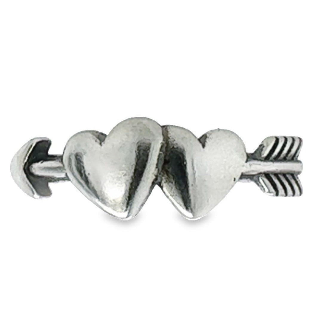 R7 Arrowed Heart Ring