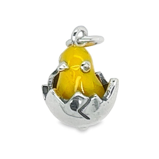 D1427 Chick In Shell Pendant