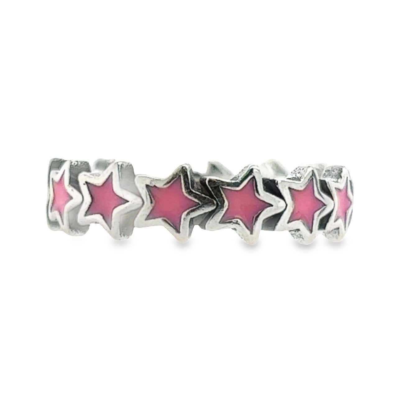 R666 Pink Star Ring