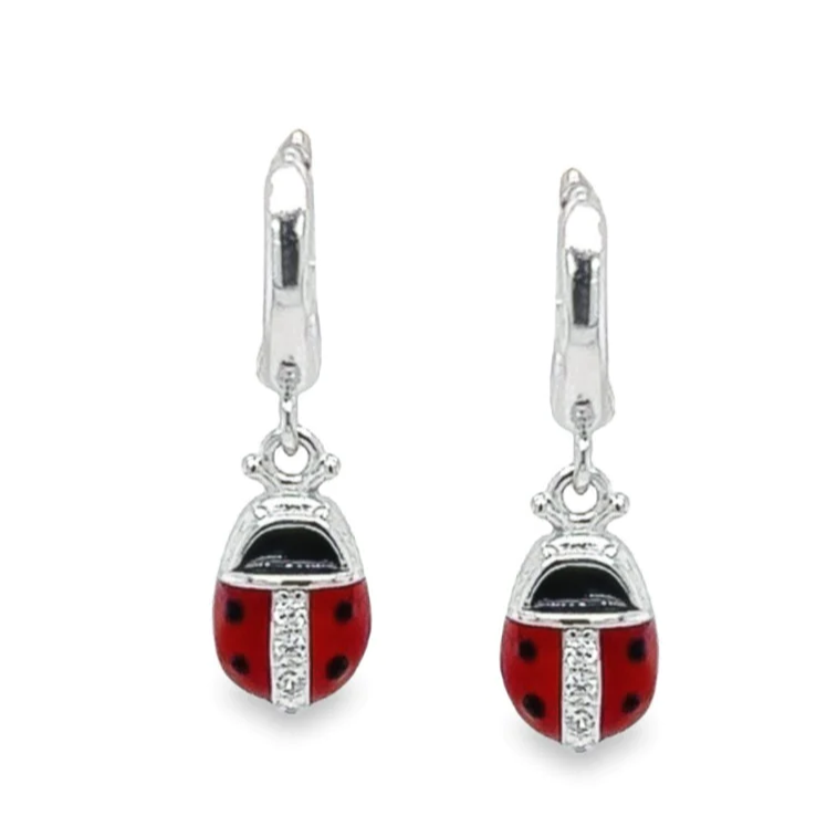 P392 Ladybug Earring