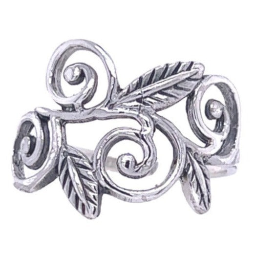 R9009 Leaves And Swirls Ring