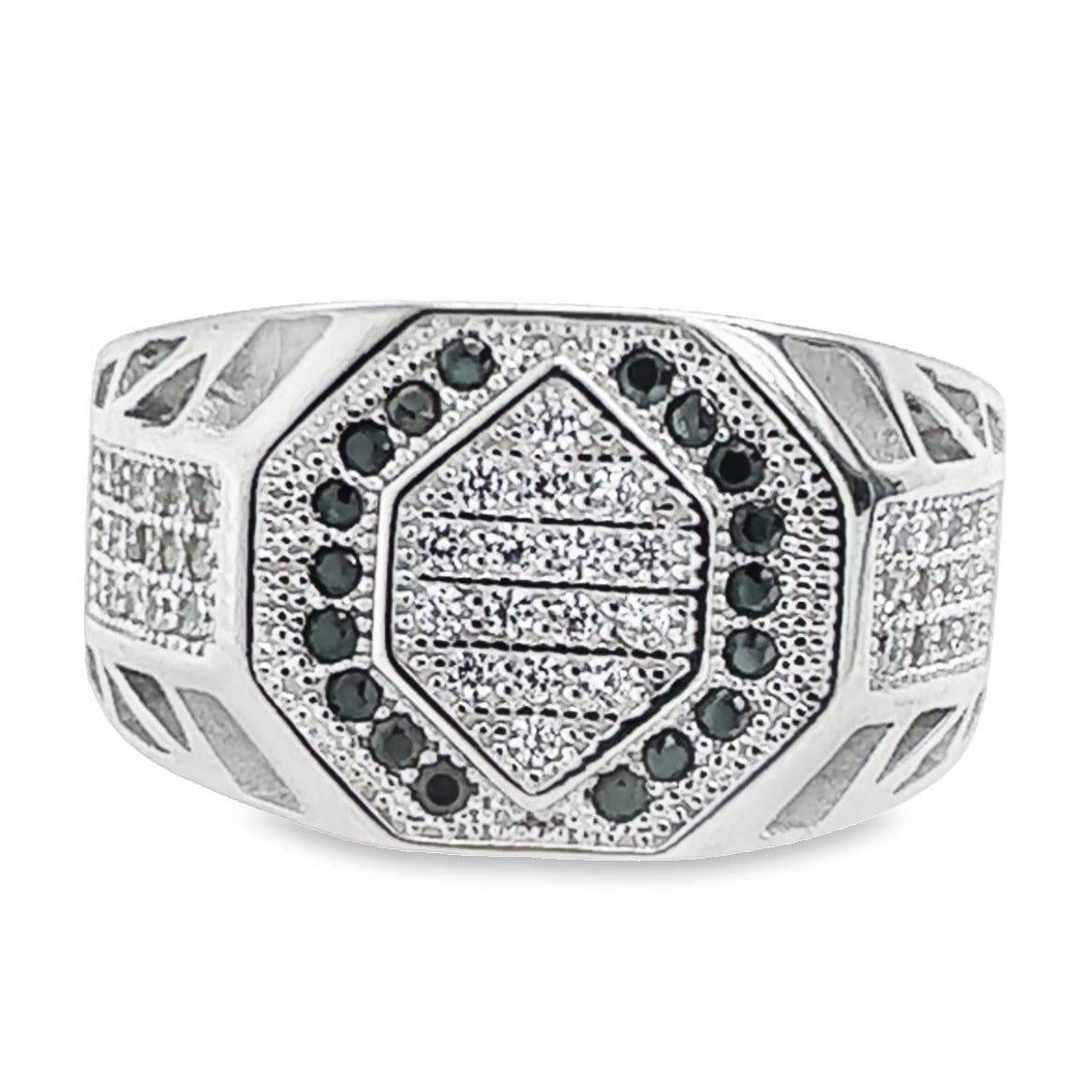 R486 Designer Bling Men's Ring