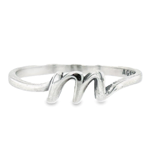 RM1 Letter M Ring