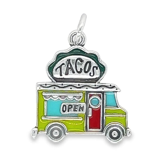 Green Lime Taco Cart Pendant