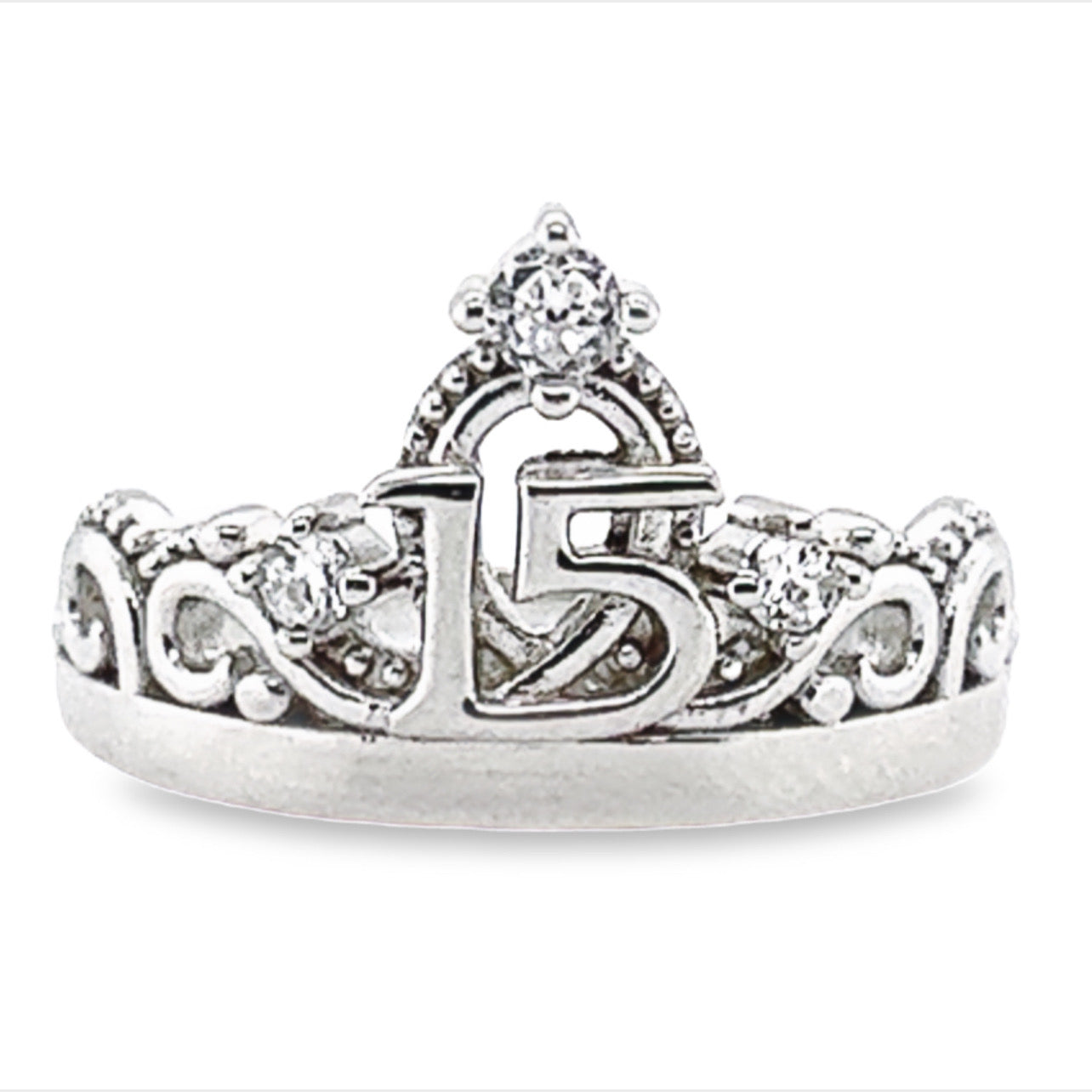 R516 Quinceanera Crown Ring