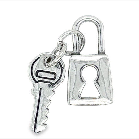 D1429 lock & Key Pendant