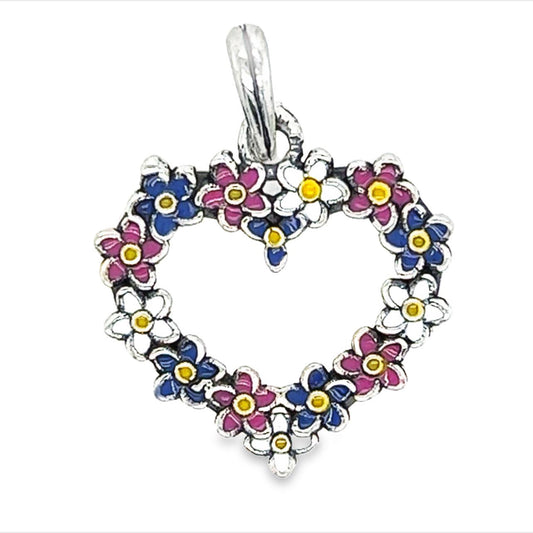 Flower Heart Pendant