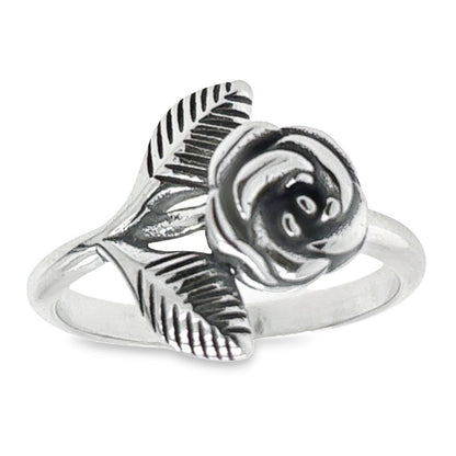 R132 Rose Flower Ring